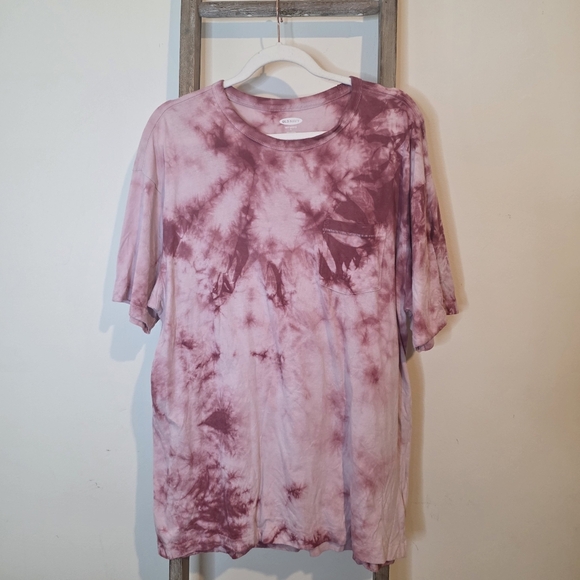 ⭐️40% Off⭐️ Old Navy Vintage Tie-Dye Pocket Gender-Neutral T-Shirt In Adobe - Picture 3 of 10